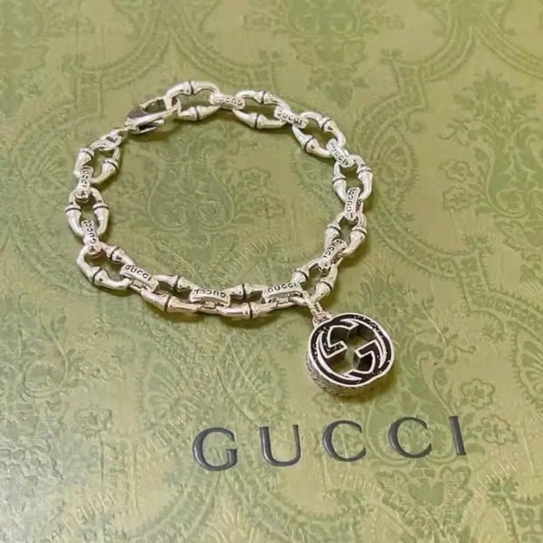 [BUNJANG] Gucci Silver Bamboo Bracelet Size 18 / 구찌 실버 대나무 팔찌 18