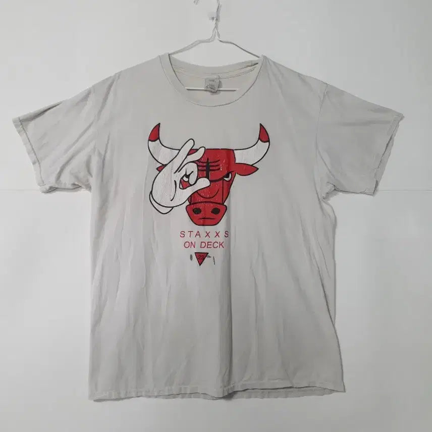[BUNJANG] STXONDECK Logo Cracked Half Sleeve T-Shirt / 스타온 덱 반팔 티셔츠 0213