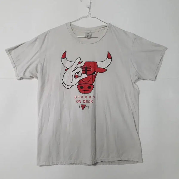 [BUNJANG] STXONDECK Logo Cracked Half Sleeve T-Shirt / 스타온 덱 반팔 티셔츠 0213