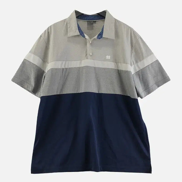 [BUNJANG] Kolon Sport Light Gray Men's Polo Shirt 110 N8328 / 코오롱 라이트 그레이 남자 카라티 110 N8328