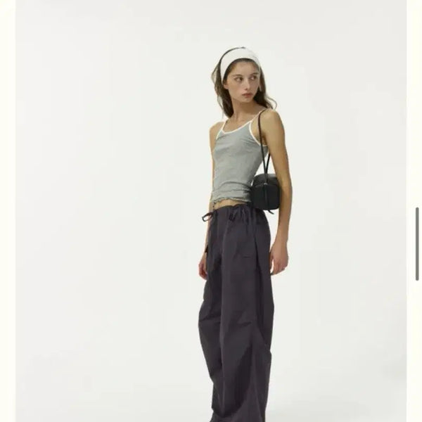 [BUNJANG] Ribbon Light Nomad Cargo Pants Charcoal / 리본빛 노마드 카고 팬츠 차콜