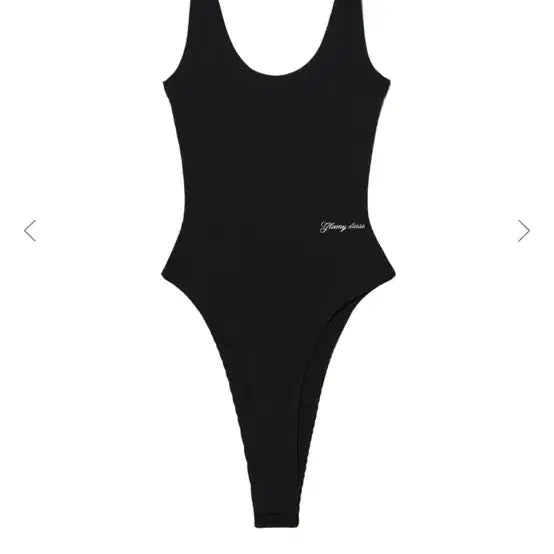 [BUNJANG] GLOWNY G SCOOP NECK BODYSUIT Black / (새상품) 글로니 G SCOOP NECK BODYSUIT 블랙 판매