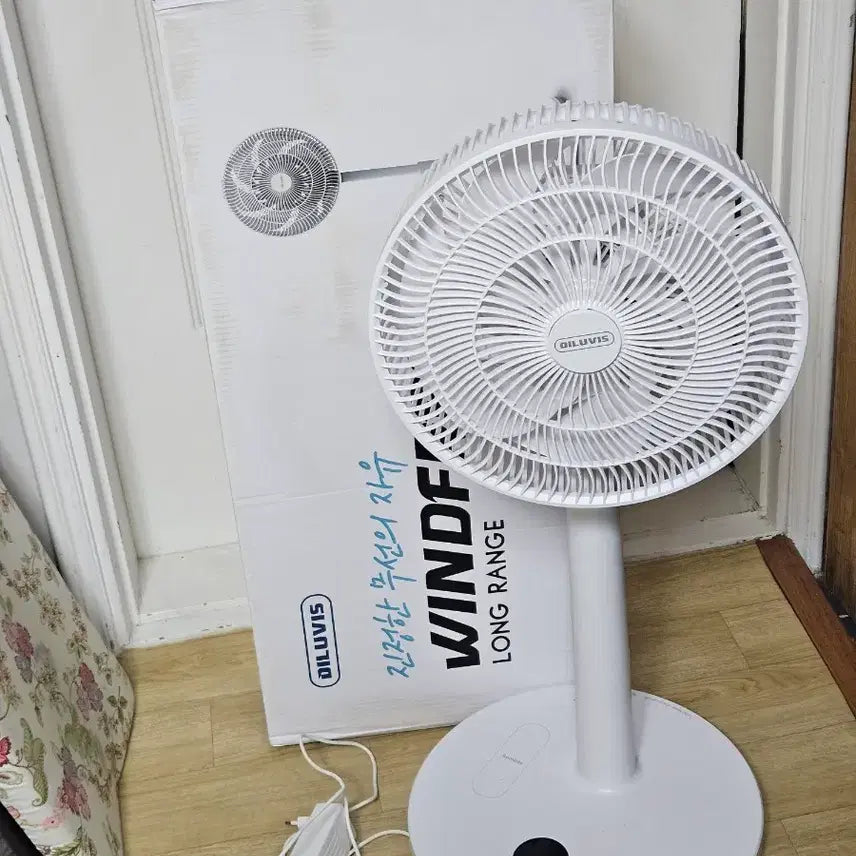 [BUNJANG] Deluvice Windfree Cordless Fan 20,000mAh BLDC Motor / 딜루비스 윈드프리 유무선 선풍기 20,000mAh BLDC모터