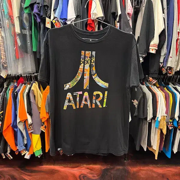 [BUNJANG] 2019 Atari Black Pong Astroids Retro Game T-Shirt XXL / 2019년 빈티지 Atari Black Pong Astroids 레트로 게임 티셔츠