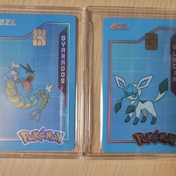 [BUNJANG] Pokemon Iglee Transit Card Glaceon Gyarados / 포켓몬 이즐 교통카드 글레이시아 갸라도스