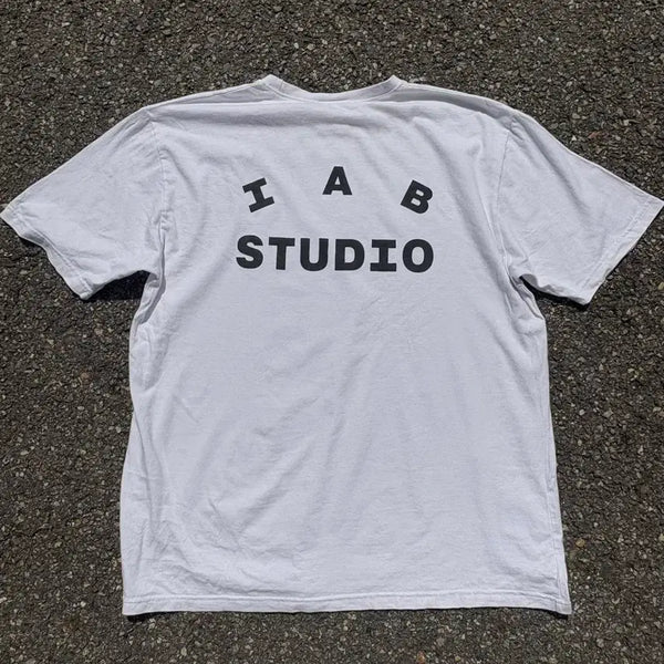 [BUNJANG] Iab Studio White T-Shirt XL / 아이앱스튜디오 화이트 반팔 xl