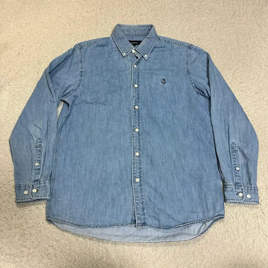 [BUNJANG] Beanpole Denim Shirt M / 빈폴 데님 셔츠 m 100