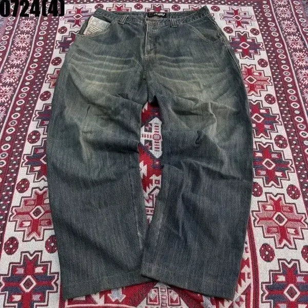 [BUNJANG] FUBU Mid-Wash Vintage Jeans Model 0724 / FUBU 청바지 중청 워싱 빈티지 0724