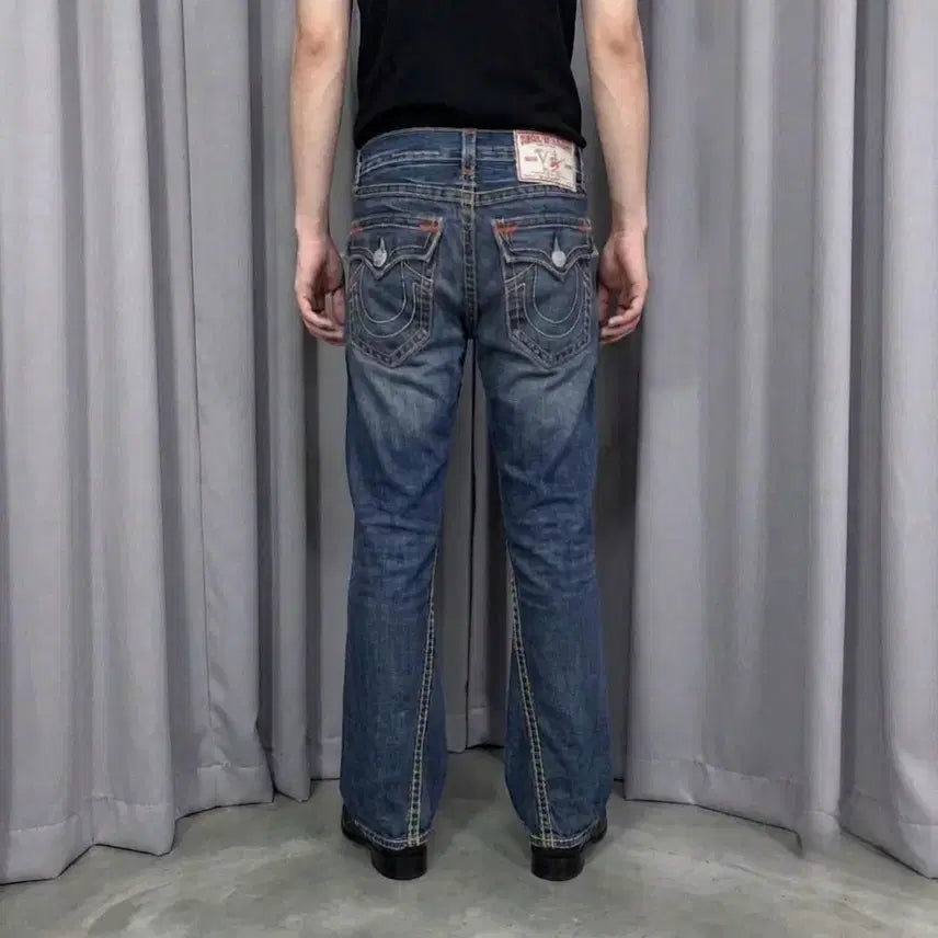 [BUNJANG] True Religion Big Stitch USA Bootcut Denim Pants / 트루릴리전 빅스티치 USA 부츠컷 데님팬츠 (No.125)