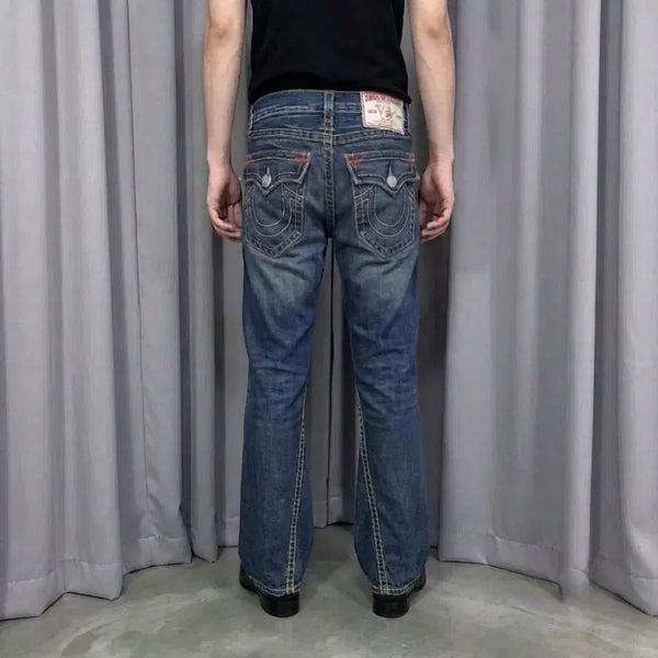 [BUNJANG] True Religion Big Stitch USA Bootcut Denim Pants / 트루릴리전 빅스티치 USA 부츠컷 데님팬츠 (No.125)