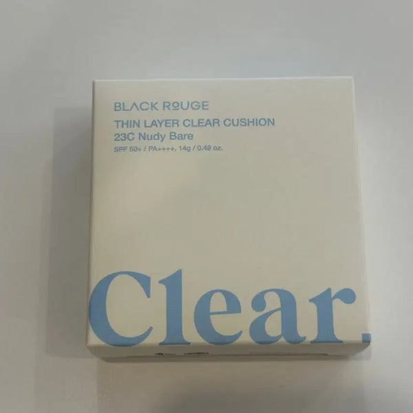 [BUNJANG] Black Rouge Scene Layer Clear Cushion SPF50+ PA++++ 23C Nudy Bare (Sealed) / 미개봉)블랙루즈 씬레이어 클리어 쿠션 23C 누디 베어