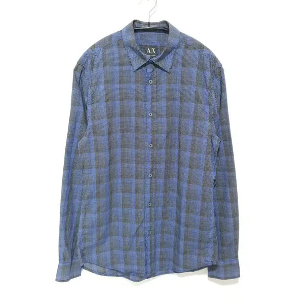 [BUNJANG] Armani Exchange Check Shirt (Size S) / 아르마니 익스체인지 체크 셔츠 S