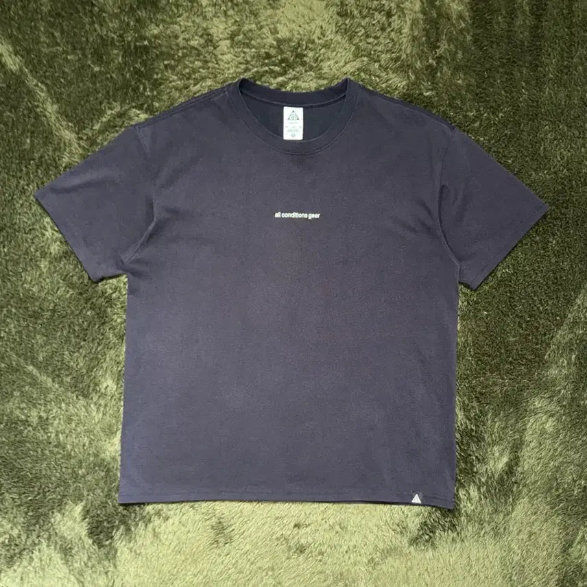 [BUNJANG] Nike ACG Black Embroidered Logo Cotton Blend T-Shirt XXL / [XXL]나이키 ACG 티셔츠 블랙 - 아시아