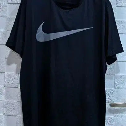 [BUNJANG] Nike Big Swoosh T-Shirt Black XL / (Y)나이키 빅스우시 반팔티 블랙 XL