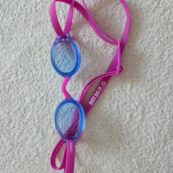 [BUNJANG] Nike Goggles Pink/Blue / 나이키 수경 핑크/블루