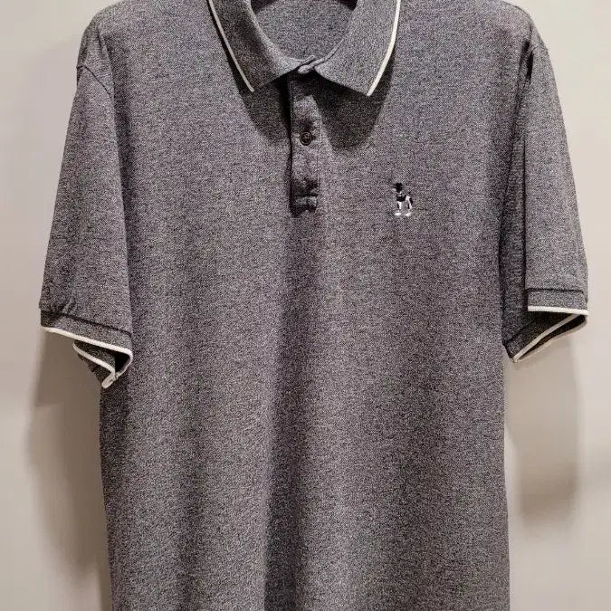 [BUNJANG] Hazzys Men's Polo T-Shirt Grey / 헤지스 남성 티셔츠