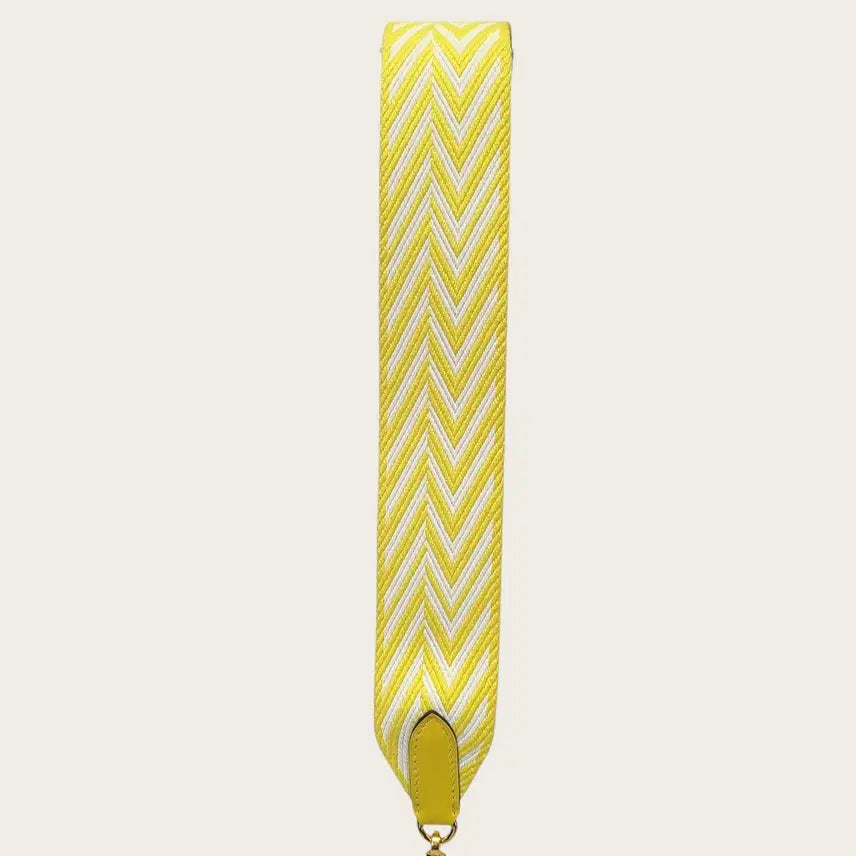 [BUNJANG] Hermès Yellow Zigzag Bag Strap (D Stamp) / 에르메스 엘로우 지그재그 백 스트랩 D각인