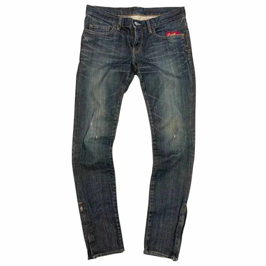 [BUNJANG] Hysteric Glamour Love Buzz Y2K Denim Skinny Jeans (M) / 히스테릭 글래머 y2k Love Buzz 데님 스키니진 M