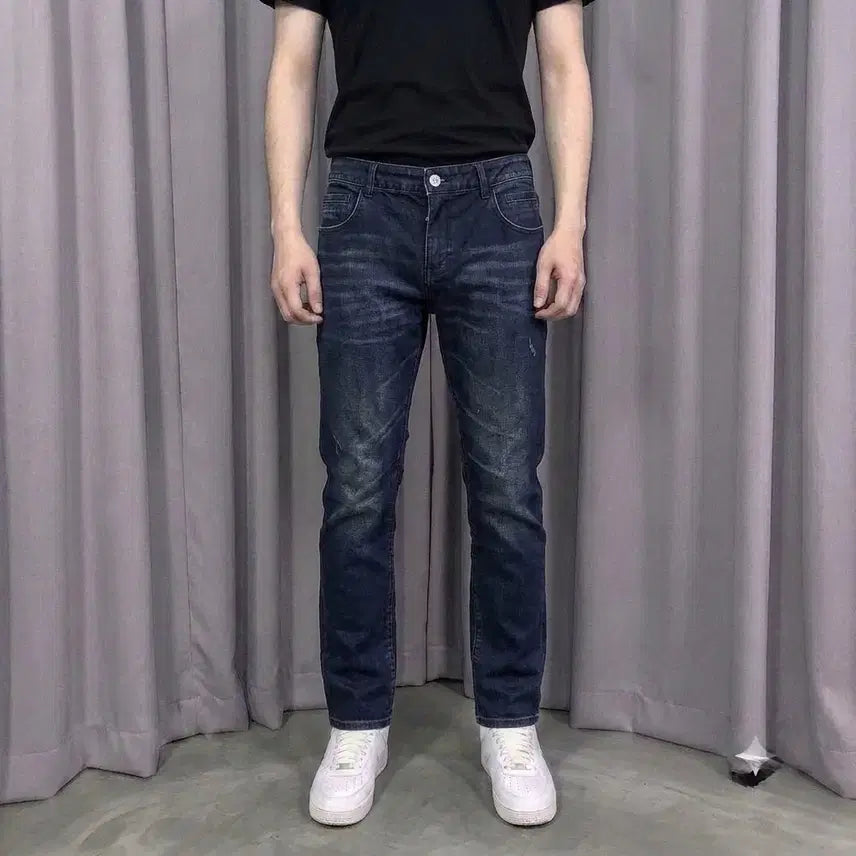 [BUNJANG] Dolce & Gabbana Archive Dark Denim Straight Fit Pants / 돌체앤가바나 아카이브 다크데님 스트레이트핏 팬츠 (No.130)