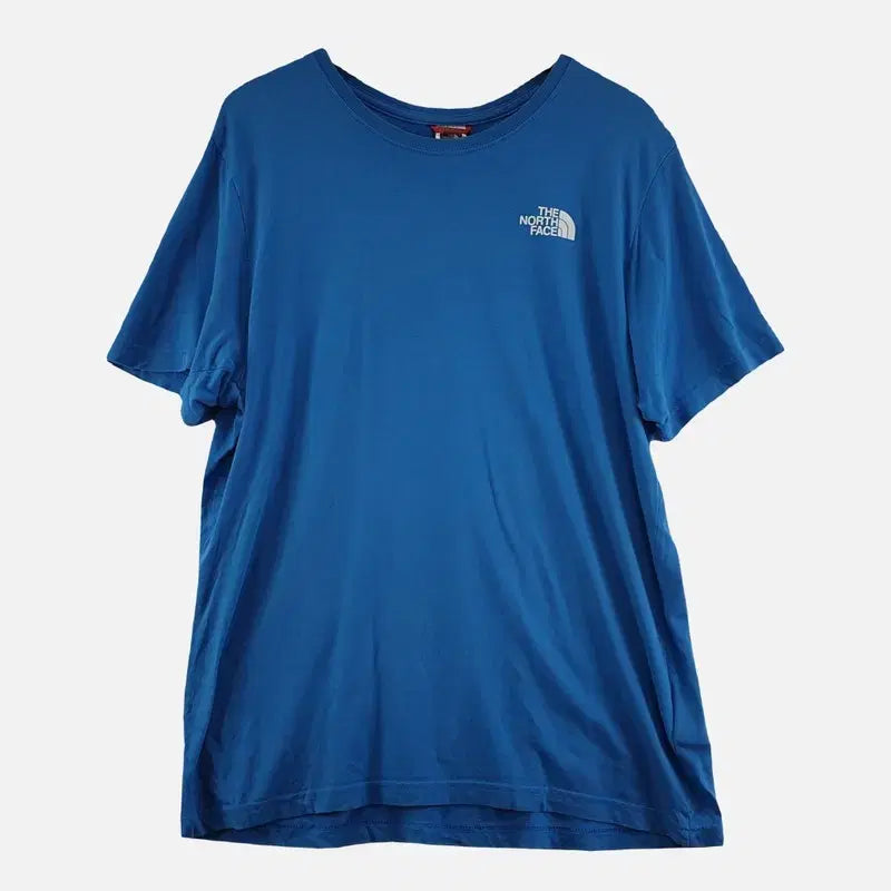 [BUNJANG] The North Face Blue Men's Short Sleeve T-Shirt M N8373 / 노스페이스 블루 남자 반팔티 M N8373