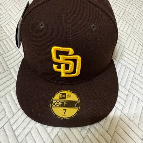 [BUNJANG] MLB Authentic San Diego Padres Fitted Cap Game Brown 59FIFTY / MLB 어센틱 샌디에이고 파드리스 피티드캡 게임 브라운