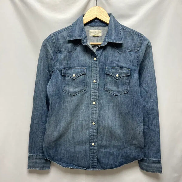 [BUNJANG] Ralph Lauren Denim Supply Light Wash Denim Shirt Women's S / [정품/우먼스S] 랄프로렌 데님 서플라이 연청셔츠