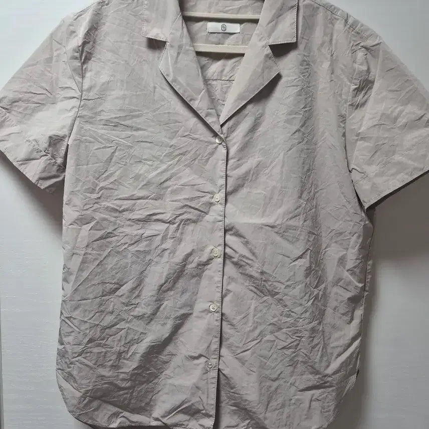 [BUNJANG] Editorial B Oversized Fit Shirt Beige / editorial b 박시핏 셔츠 베이지