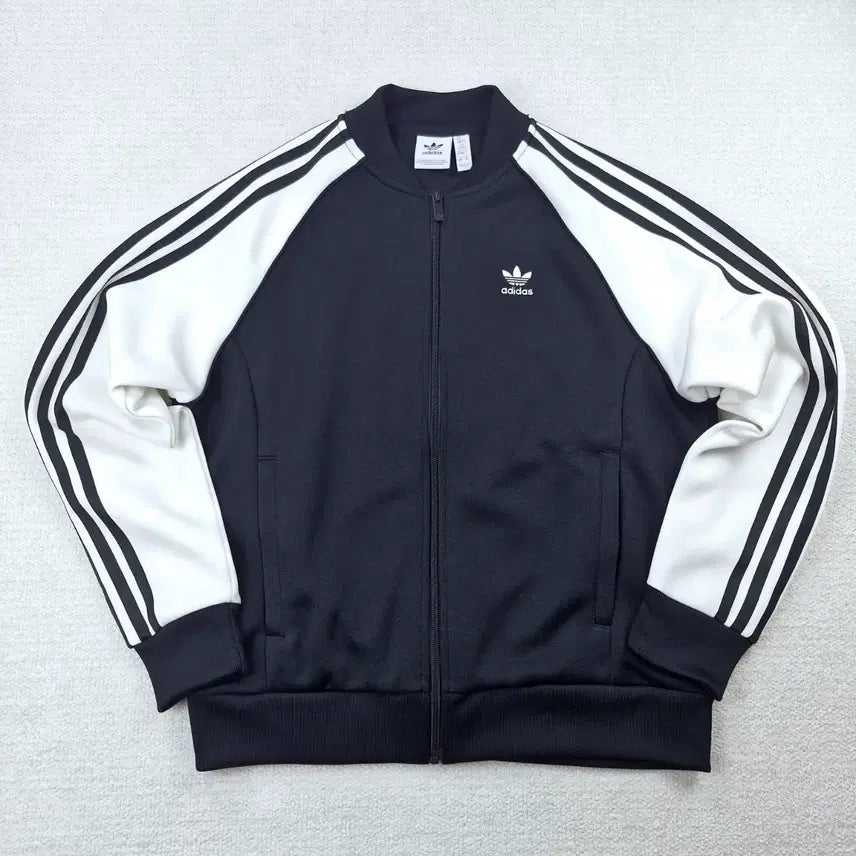 [BUNJANG] Adidas SST Track Jacket Black/White / 아디다스 SST 트랙 자켓 블랙:화이트