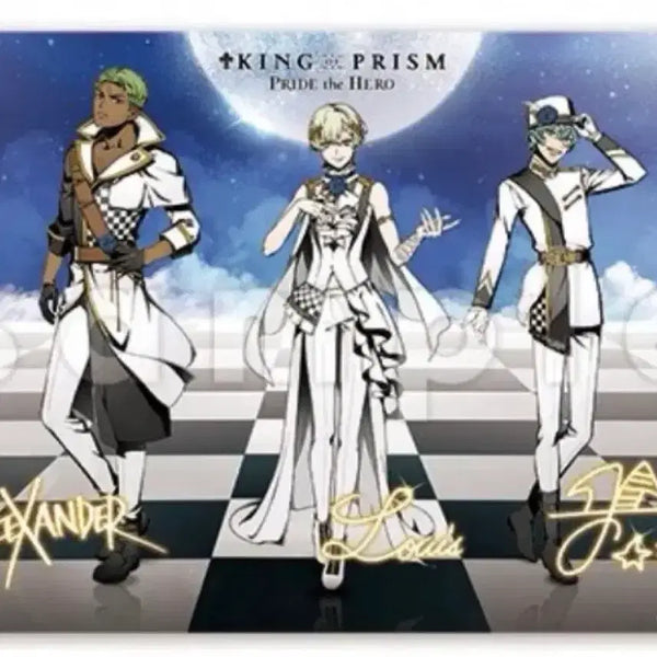 [BUNJANG] King of Prism Schwarz Rose Blanket Alexander Louis George / 킹프리 슈왈츠로즈 담요 킹오브프리즘 프더히 알렉산더 루이 죠지