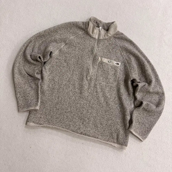 [BUNJANG] The North Face Fleece Half-Zip Sweatshirt / L 노스페이스 플리스 반집업 맨투맨 0722T2