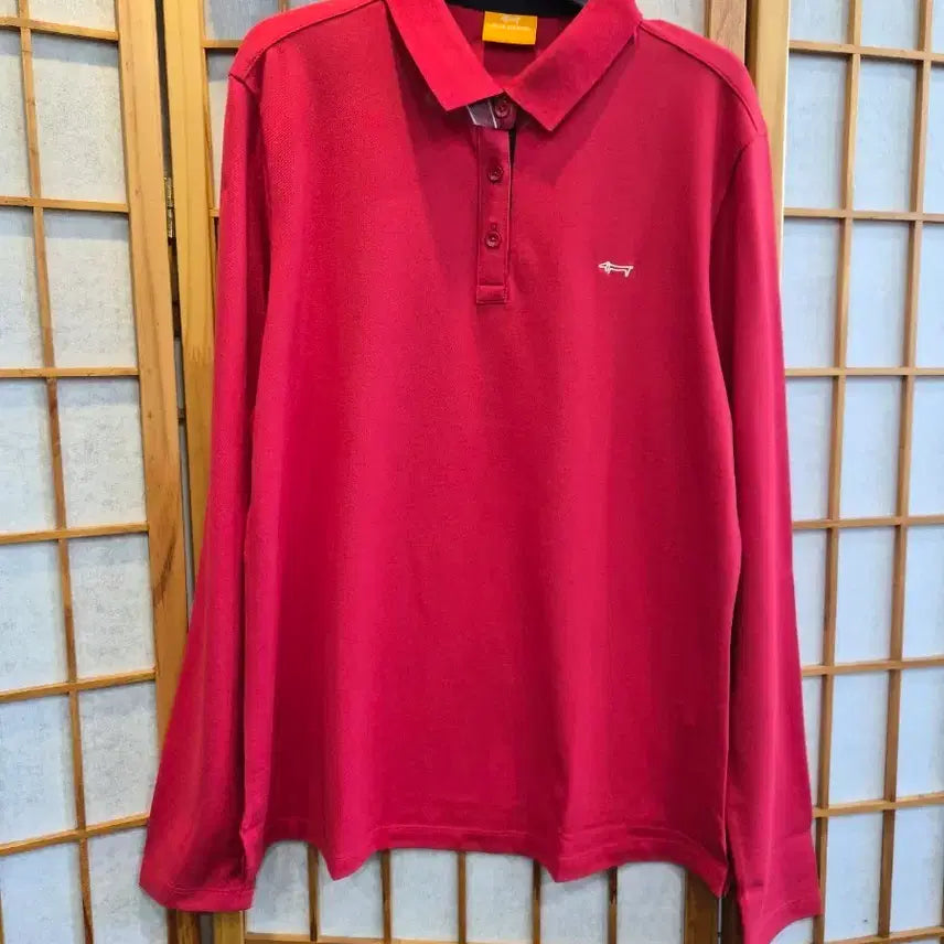 [BUNJANG] Louis Castel Women's Long Sleeve Collared T-Shirt Size 105 / 루이까스텔 긴팔카라티 105 새제품