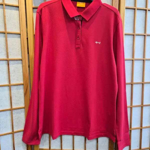 [BUNJANG] Louis Castel Women's Long Sleeve Collared T-Shirt Size 105 / 루이까스텔 긴팔카라티 105 새제품