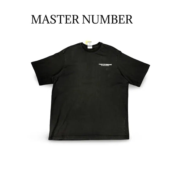 [BUNJANG] Master Number Short Sleeve T-Shirt / (110) 마스터 넘버 반팔