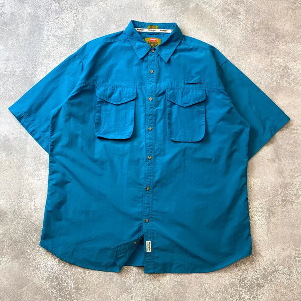 [BUNJANG] Wrangler Outdoor Gear Nylon Fishing Shirt XL / [XL] Wrangler 랭글러 아웃도어 기어 나일론 피싱셔츠