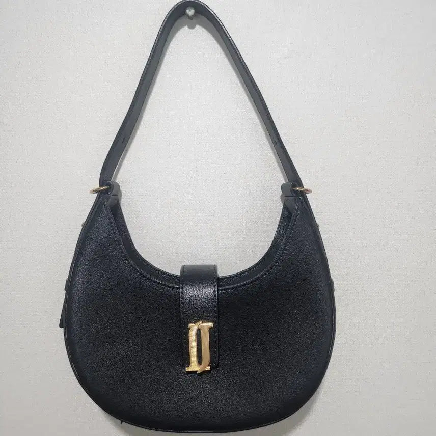 [BUNJANG] J.ESTINA Black Hobo Shoulder Bag / 제이에스티나 블랙 호보백 숄더백