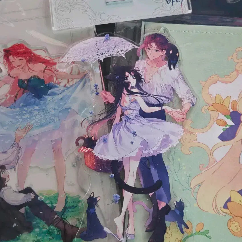 [BUNJANG] My Witch Acrylic Stands (Phillippa, Lily) & Book Sleeve Bundle Set (Unsealed) / 나의마녀 아크릴 2종(필리파,릴리), 북슬리브(미개봉) 일괄