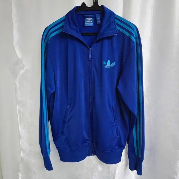 [BUNJANG] Adidas 3-Stripes Track Top Blue / 아디다스 삼선 트랙탑 블루 (2311)