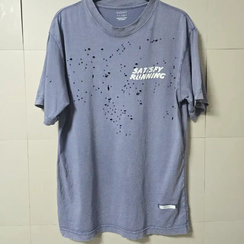 [BUNJANG] SatisPy Stone Aged T-Shirt Size 3 / 세티스파이 모스테크 스톤 에이지드 반팔 사이즈 3(실측참조)