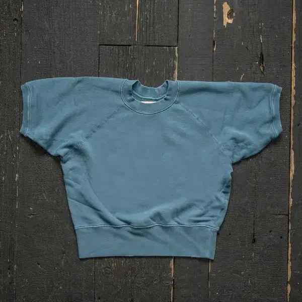 [BUNJANG] MADEN SHORT SLEEVE SWEATSHIRT / [XXL] MADEWORN SHORT SLEEVE 맨투맨 STEEL