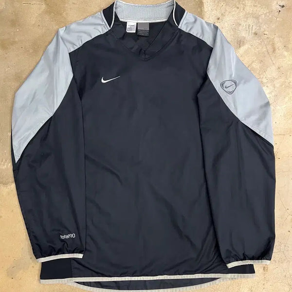 [BUNJANG] Nike 90s Color Block V-Neck Warm-Up Jacket Size 95 / 나이키 90s 배색 브이넥 웜업 95