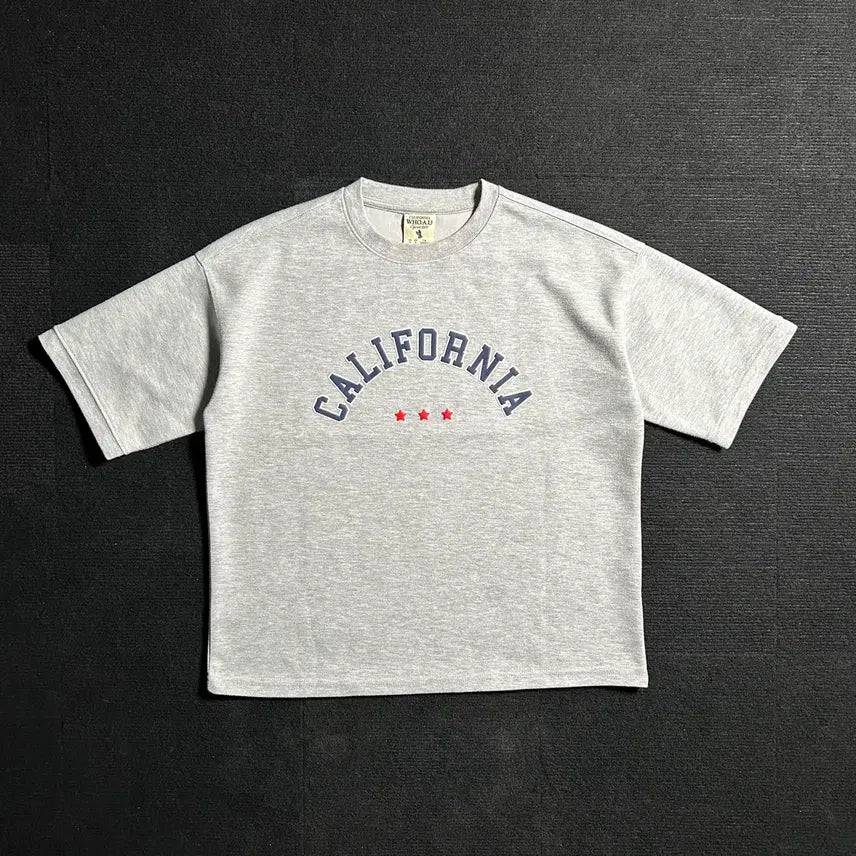[BUNJANG] Who.A.U California Lettering T-Shirt / 후아유 캘리포니아 레터링 반팔티셔츠