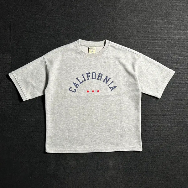[BUNJANG] Who.A.U California Lettering T-Shirt / 후아유 캘리포니아 레터링 반팔티셔츠