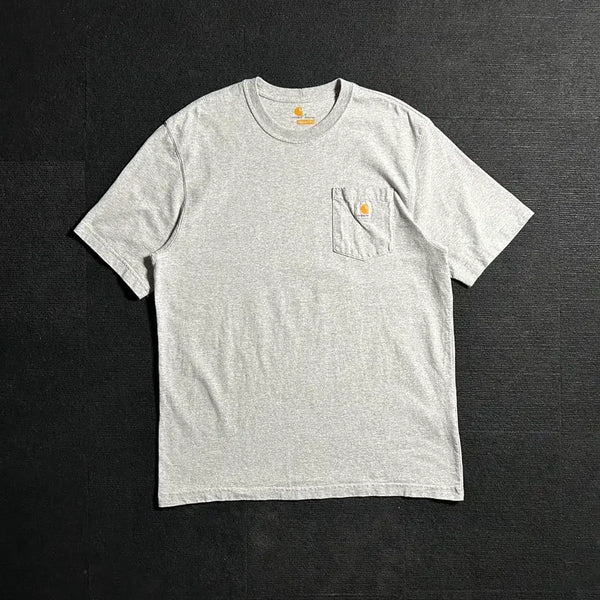 [BUNJANG] Carhartt Original Fit Grey T-Shirt / 칼하트 오리지널핏 그레이 반팔티셔츠