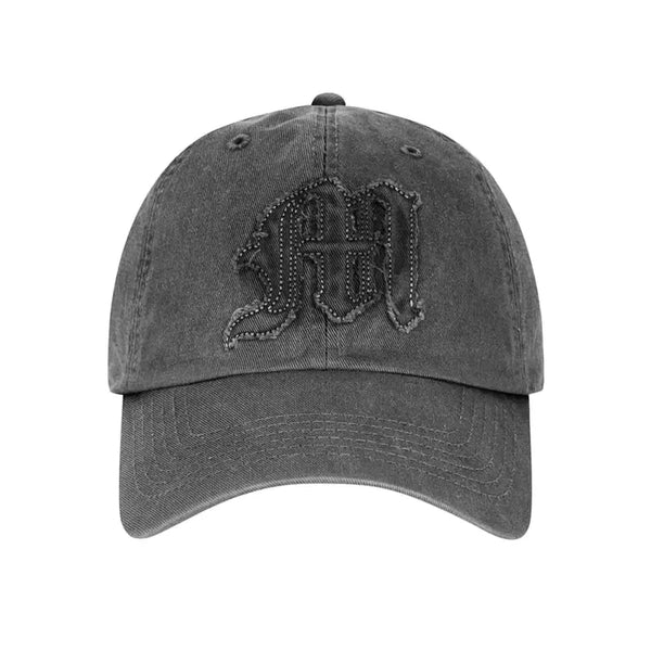 [BUNJANG] Mahagrid Charcoal Ball Cap / 마하그리드 차콜 모자 볼캡