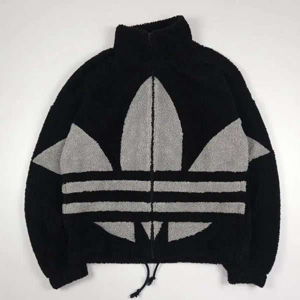 [BUNJANG] Adidas Firebird Big Logo Fleece Jacket 2XL / 아디다스 파이어버드 빅로고 후리스 [2XL]