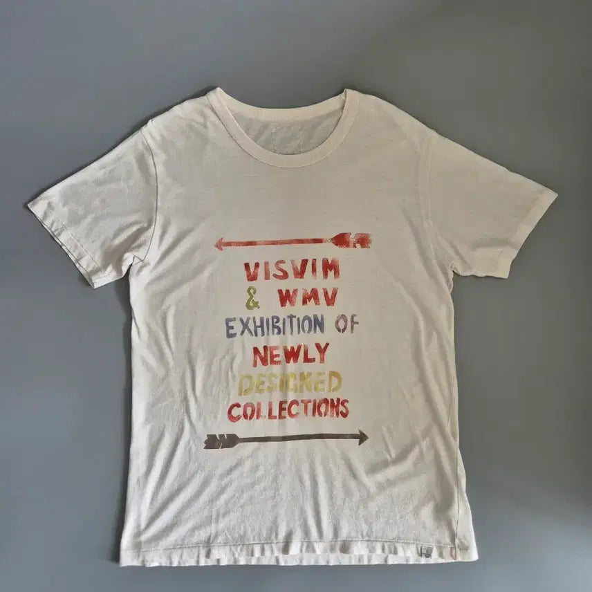 [BUNJANG] visvim Vintage Stencil Short Sleeve T-Shirt / visvim 비즈빔 빈티지 스텐실 반팔