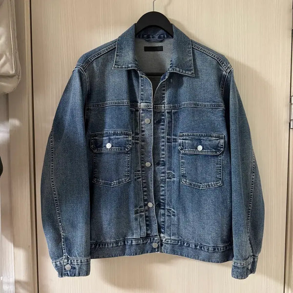 [BUNJANG] Uniqlo Denim Trucker Jacket XL / 유니클로 데님 자켓 트러커 xl