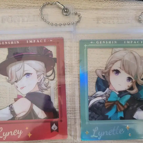 [BUNJANG] Genshin Impact Linney & Lynette Coaster Bundle / 원신 카페 리니 리넷 코스터 일괄 판매