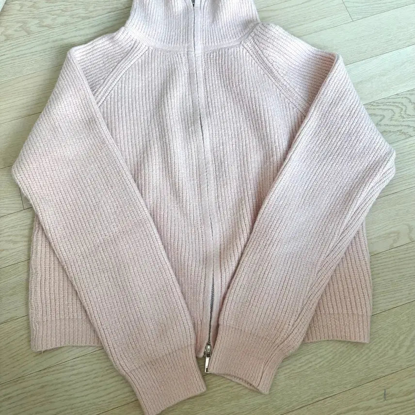 [BUNJANG] Pink Zip Knit / 핑크색 지퍼 니트 판매