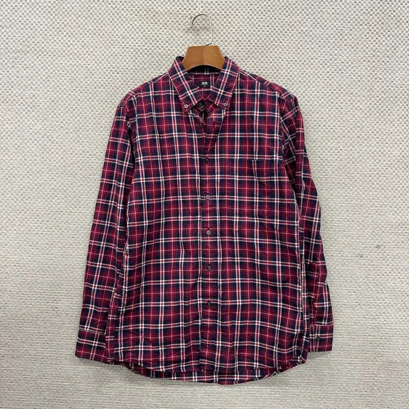 [BUNJANG] Uniqlo M Size Button-Up Shirt / 유니클로 셔츠 M D09775